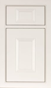 Nova 1-1-4 Rale Nordic White cabinet door color and style