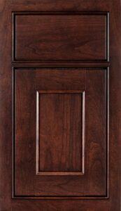 Wellsford Cabinetry Presidio RE Slab Drawer Beaded Inset Cherry Specie in Bistro