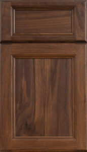 Wellsford Cabinetry Astor Door Style Walnut specie in Saddle