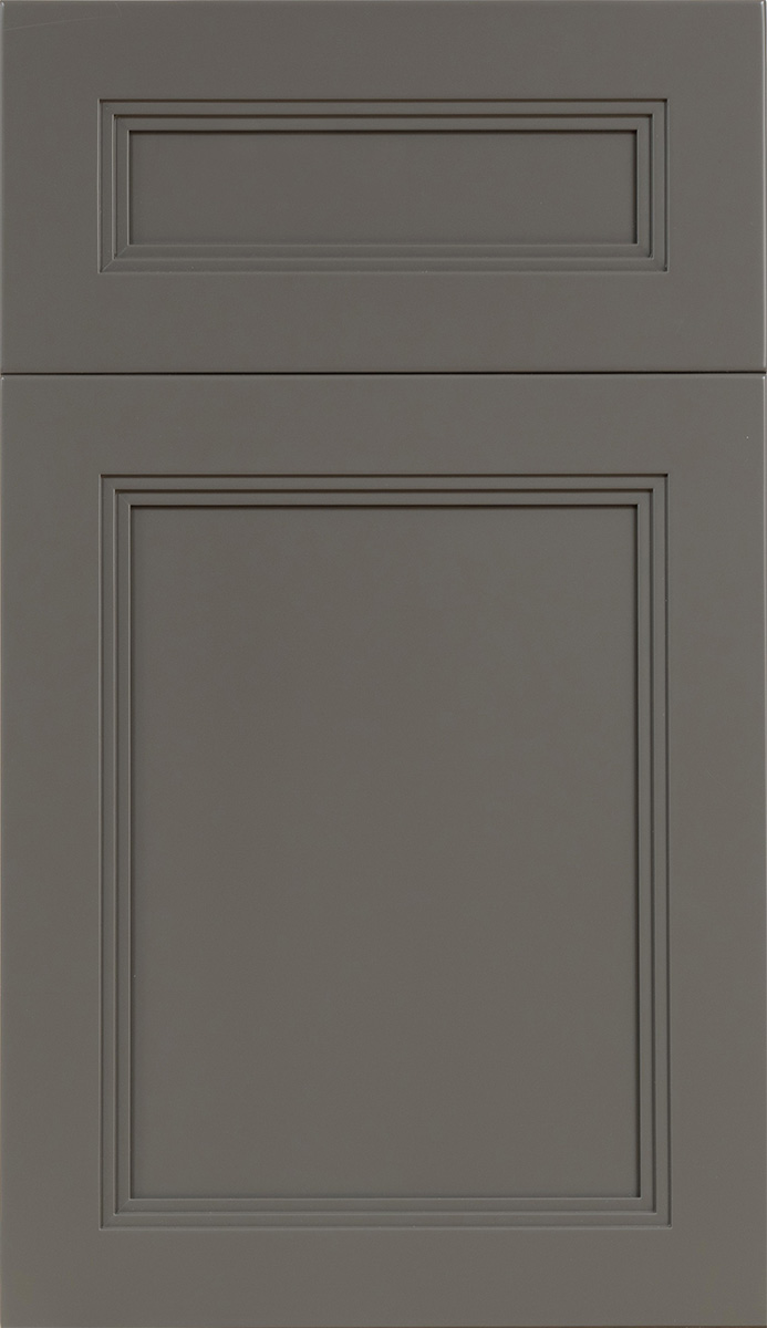 Wellsford Cabinetry Oslo Door Style PG Maple in Kendal Charcoal