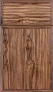 Wellsford Cabinetry Topeka Door Style Walnut Specie in Colonial