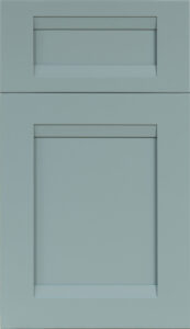 Wellsford Cabinetry Wakefield Door Style PG Maple in BM SeaStar