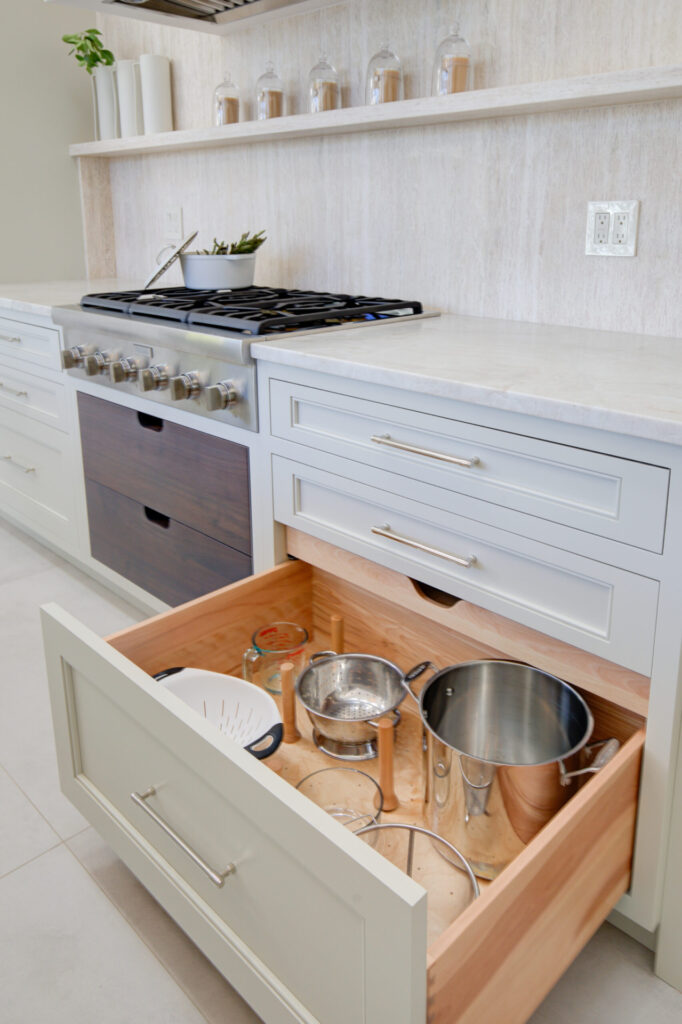 Wellsford Cabinetry Custom Cabinetry Peg Accessory Pot Storage Fresh Design Group Inc.
